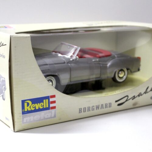 1:18 Revell Borgward Isabella Cabriolet silver/ red