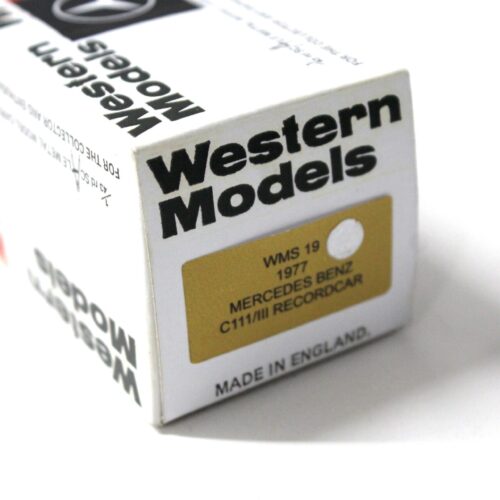 1:43 Western Models 1977 Mercedes C111/ 3 Recordcar silver - Image 3