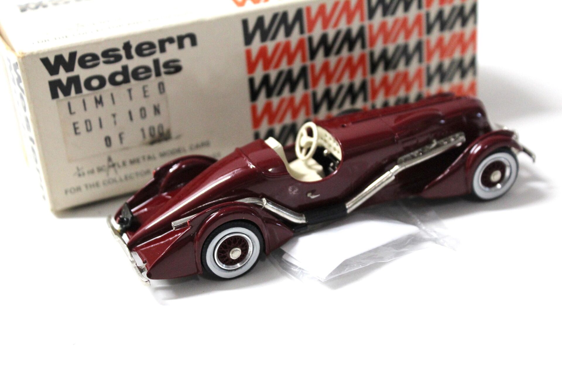 1:43 Western Models 1935 Duesenberg S.J. Special dark red Limited 100