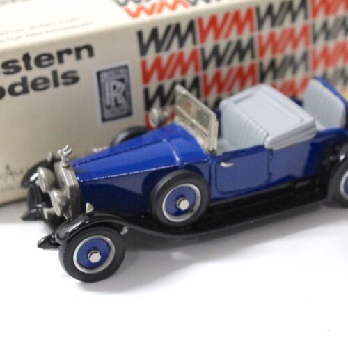 1:43 Western Models 1926 Rolls Royce Phantom 1 Doctors Coupe blue