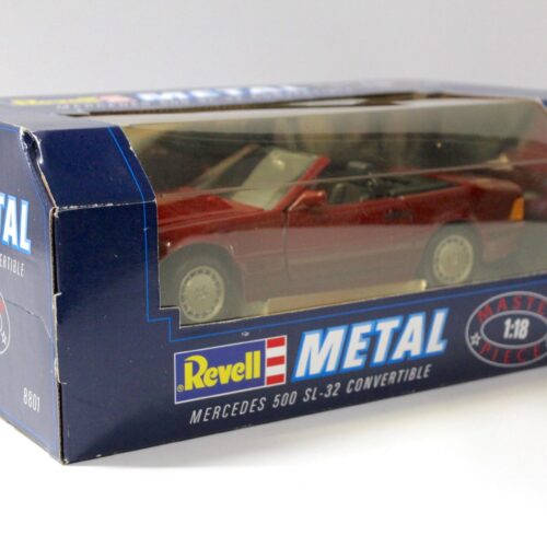 1:18 Revell Mercedes 500 SL R129 Convertible dark red with Top - Image 4