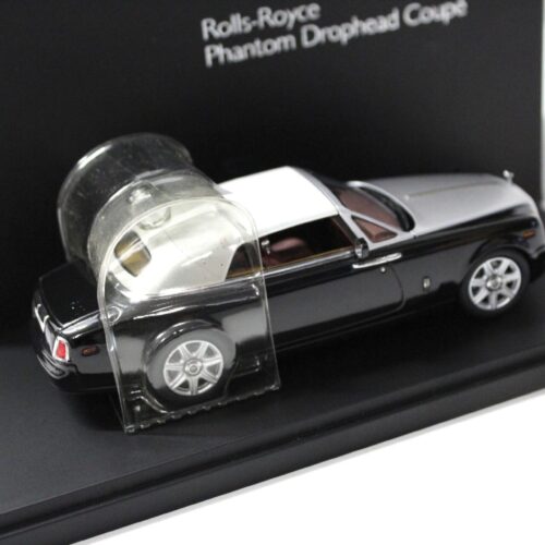1:43 Kyosho Rolls Royce Phantom Drophead Coupe black/ silver