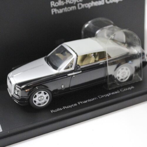 1:43 Kyosho Rolls Royce Phantom Drophead Coupe Diamond black/ silver