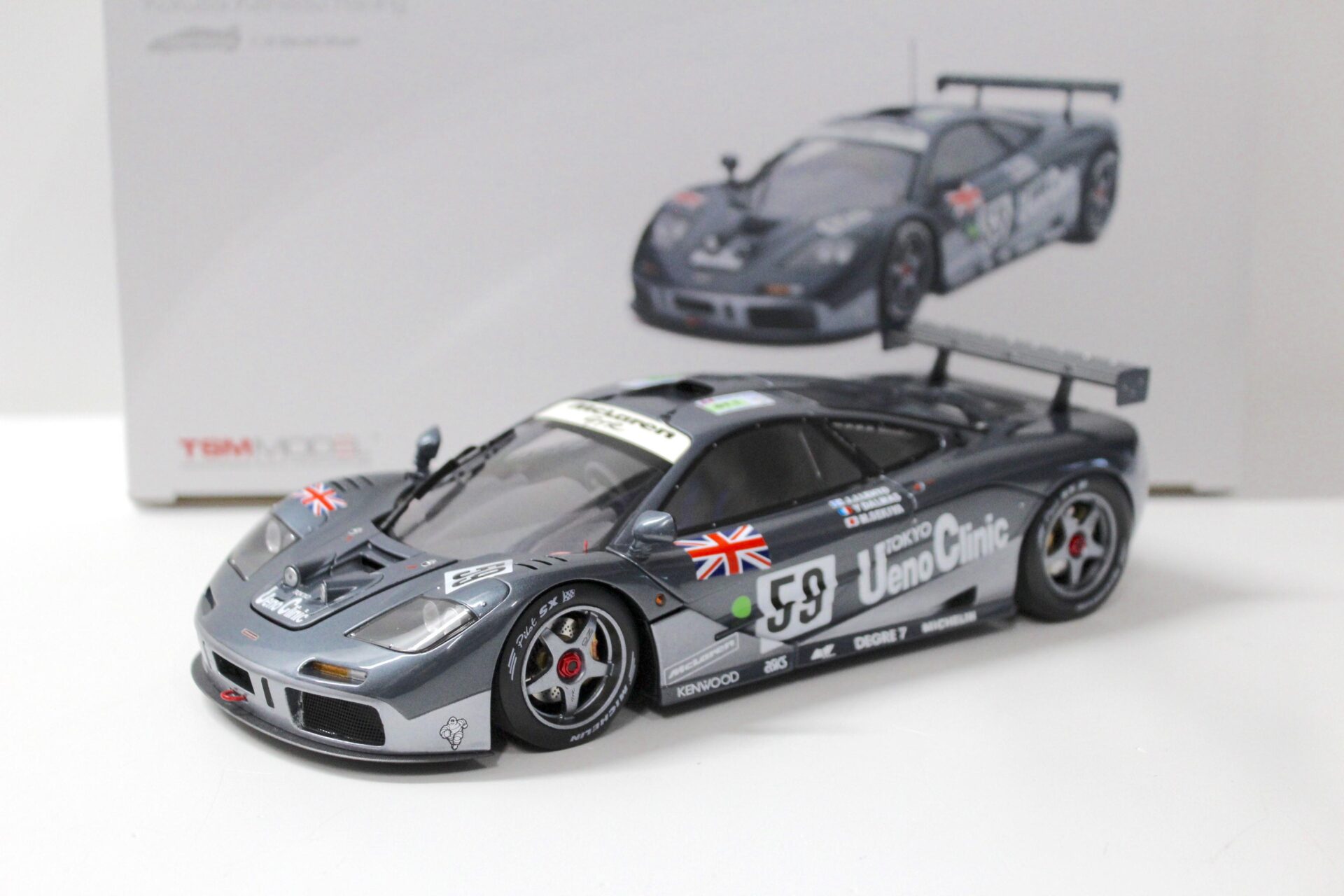 1:18 True Scale TSM 1995 Mclaren F1 GTR Le Mans 24h Winner #59 Lehto