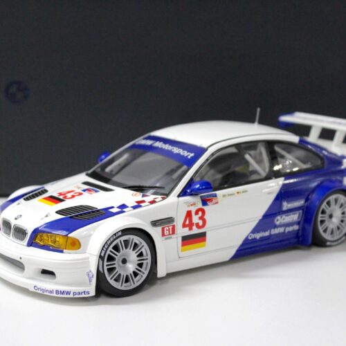 1:18 Minichamps BMW M3 GTR E46 Le Mans 2001 #43 Müller/ Ekblom DEALER VERSION