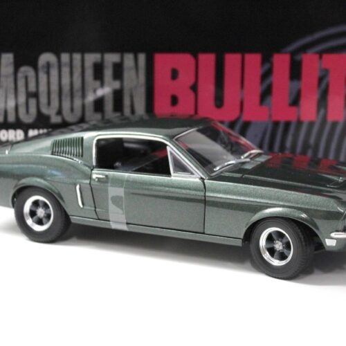 1:18 Greenlight 1968 Ford Mustang GT BULLITT Steve McQueen dark green