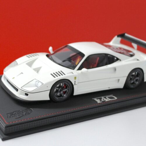 1:18 BBR Ferrari F40 LM by Michelotto 1989 Avus white Limited 40 pcs