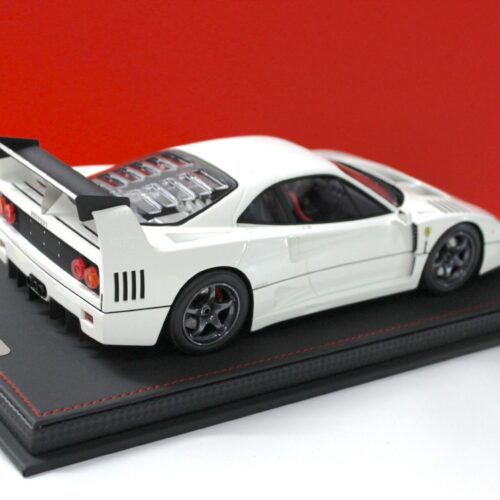 1:18 BBR Ferrari F40 LM by Michelotto 1989 Avus white Limited 40 pcs