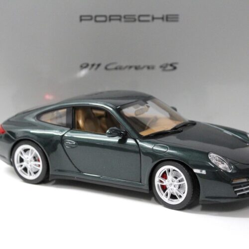 1:18 Norev Porsche 911 (997.II) Carrera 4S Coupe Racing green DEALER VERSION