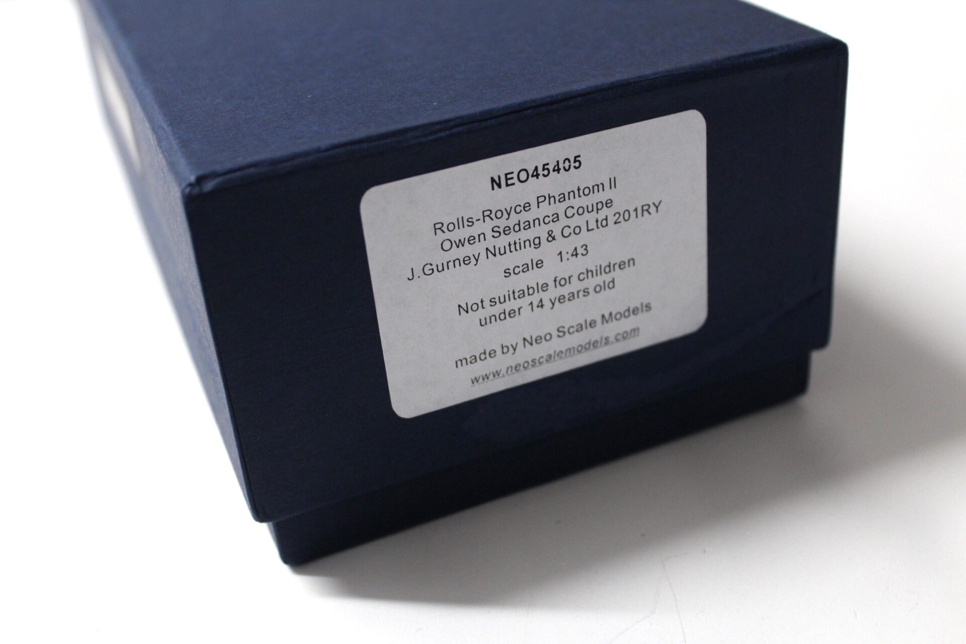 1:43 Neo Rolls Royce Phantom II Owen Sedanca Coupe Gurney Nutting dark red