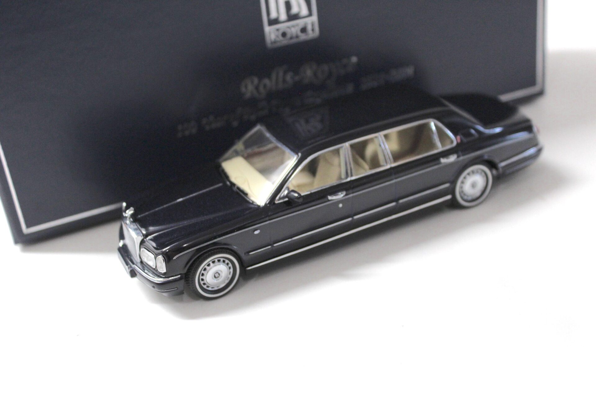 ID 53112 orig 1.jpg 1:43 Original Rolls Royce Silver Semph Limousine "100 YEARS" black DEALER VERSION
