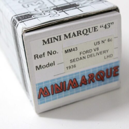 1:43 MINIMARQUE 43 Ford V8 Sedan Delivery Van 1936 "Cilla" yellow/ brown