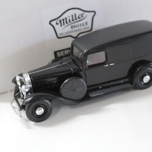 1:43 Custom Model 1931 Cadillac V16 Service Car Miller black
