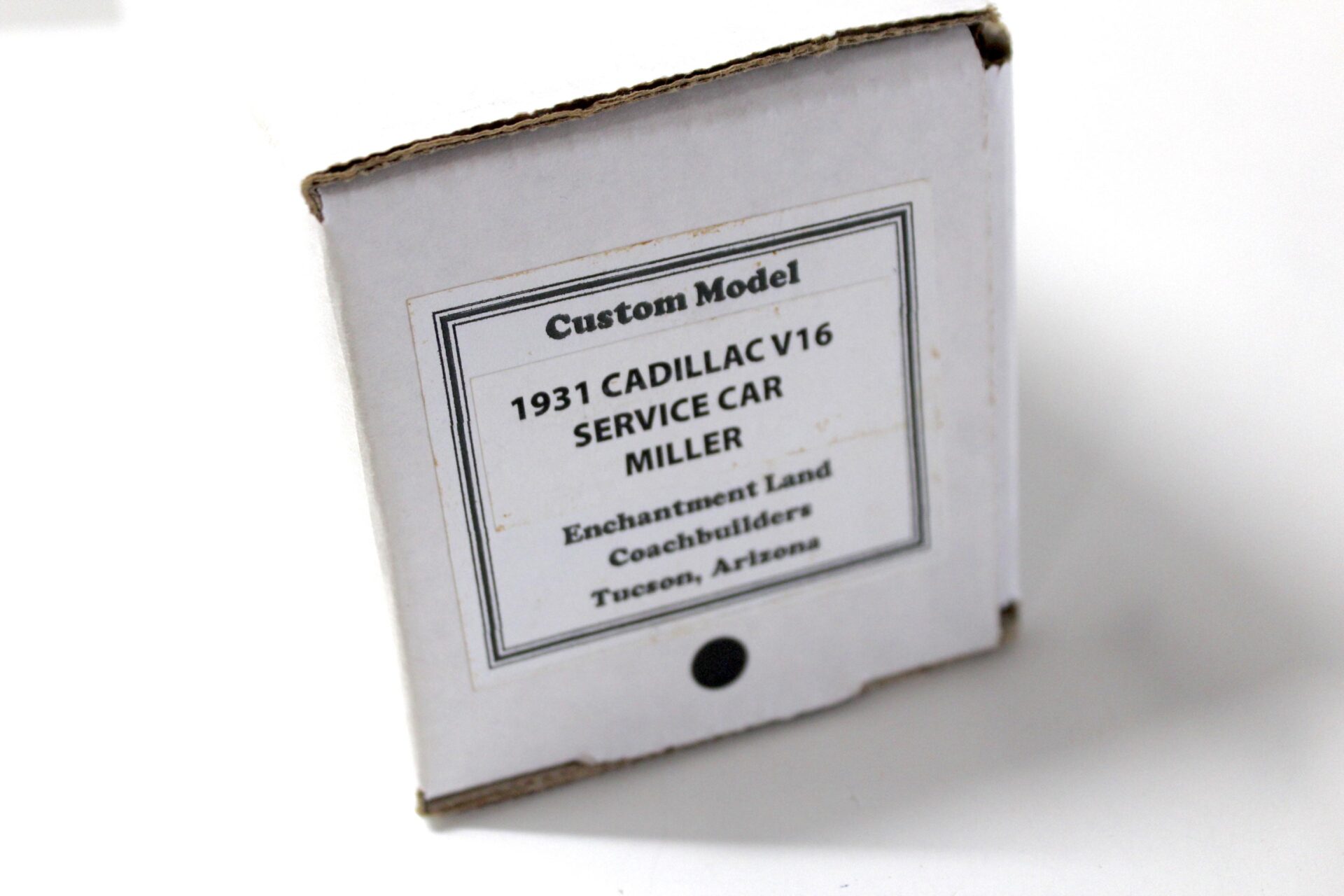 1:43 Custom Model 1931 Cadillac V16 Service Car Miller black