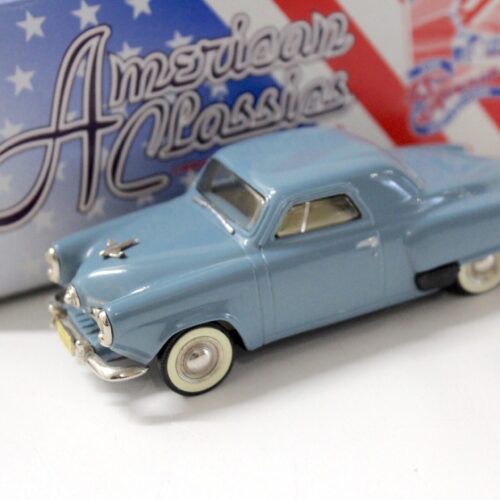 1:43 American Classics 43rd Avenue 1951 Studebaker Champion Coupe blue