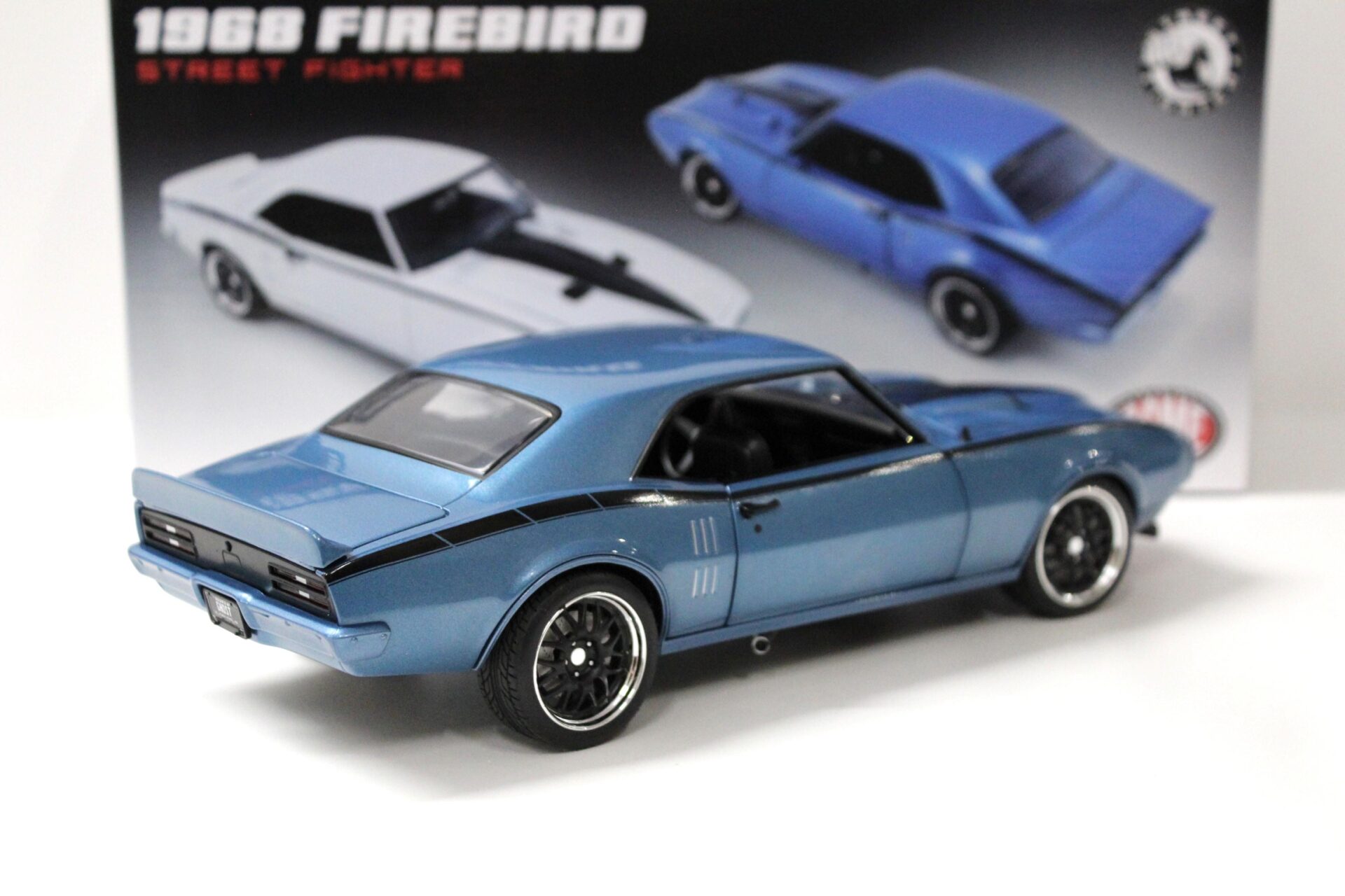 1:18 ACME 1968 Pontiac Firebird Street Fighter Lucerne blue