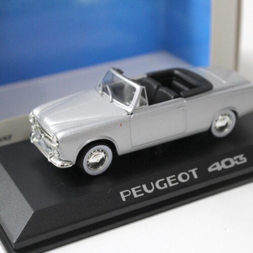 1:43 Norev Peugeot 403 Cabriolet silver