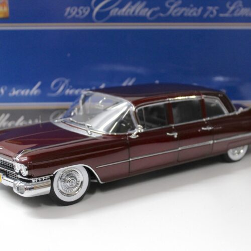 1:18 Precision Miniatures 1959 Cadillac Series 75 Limousine dark red