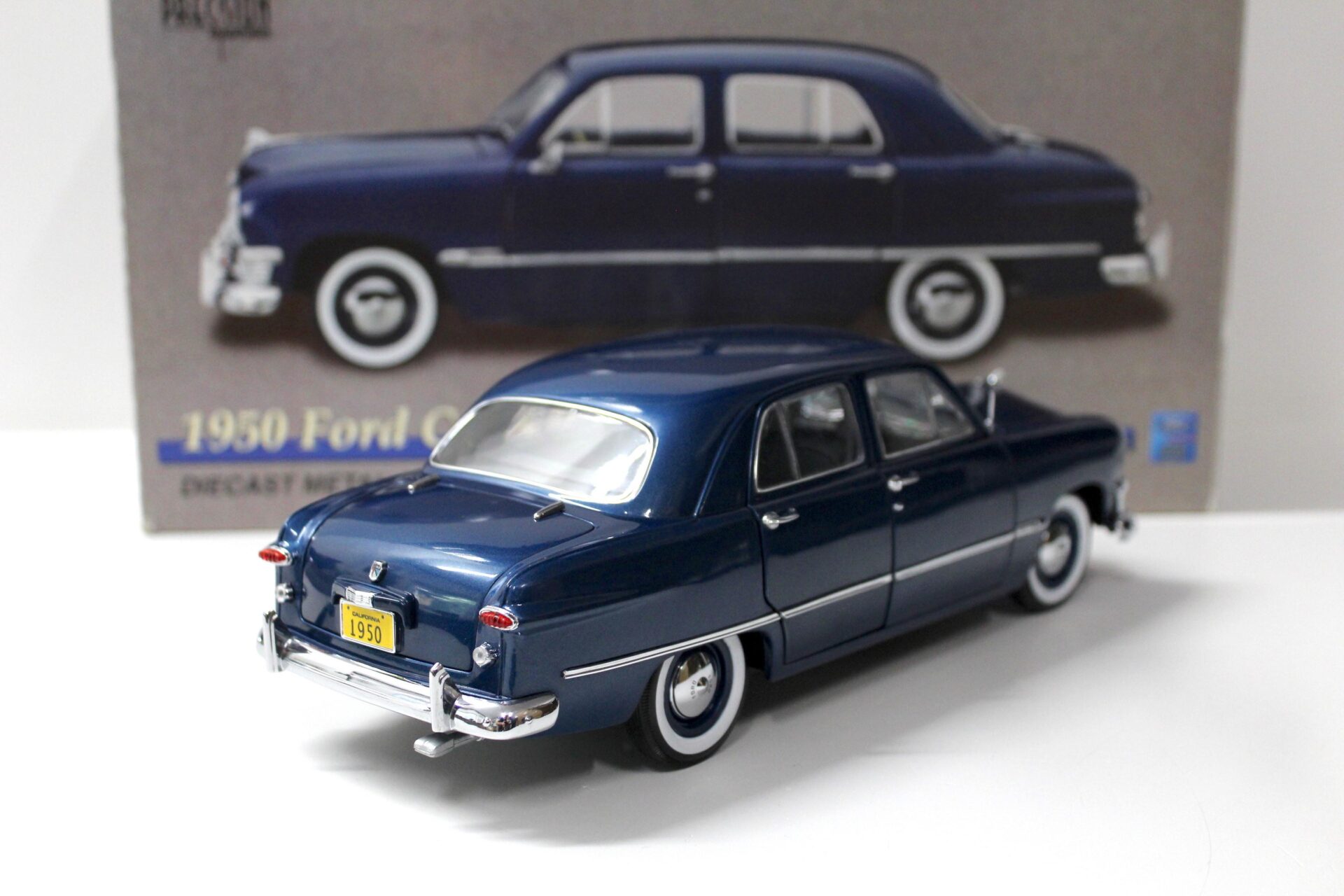 1:18 Precision Miniatures 1950 Ford Custom 4-Door Sedan blue