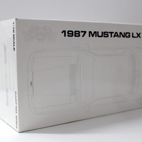 1:18 GMP 1987 Ford Mustang LX 5.0 Coupe red metallic