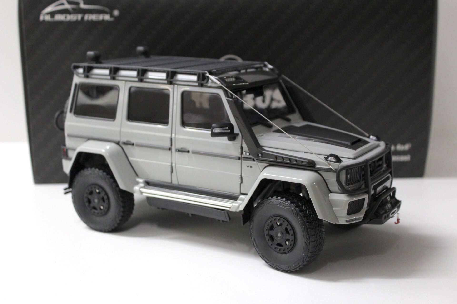 1:18 Almost Real Mercedes G500 4Ã4Â² Brabus 550 Adventure grey