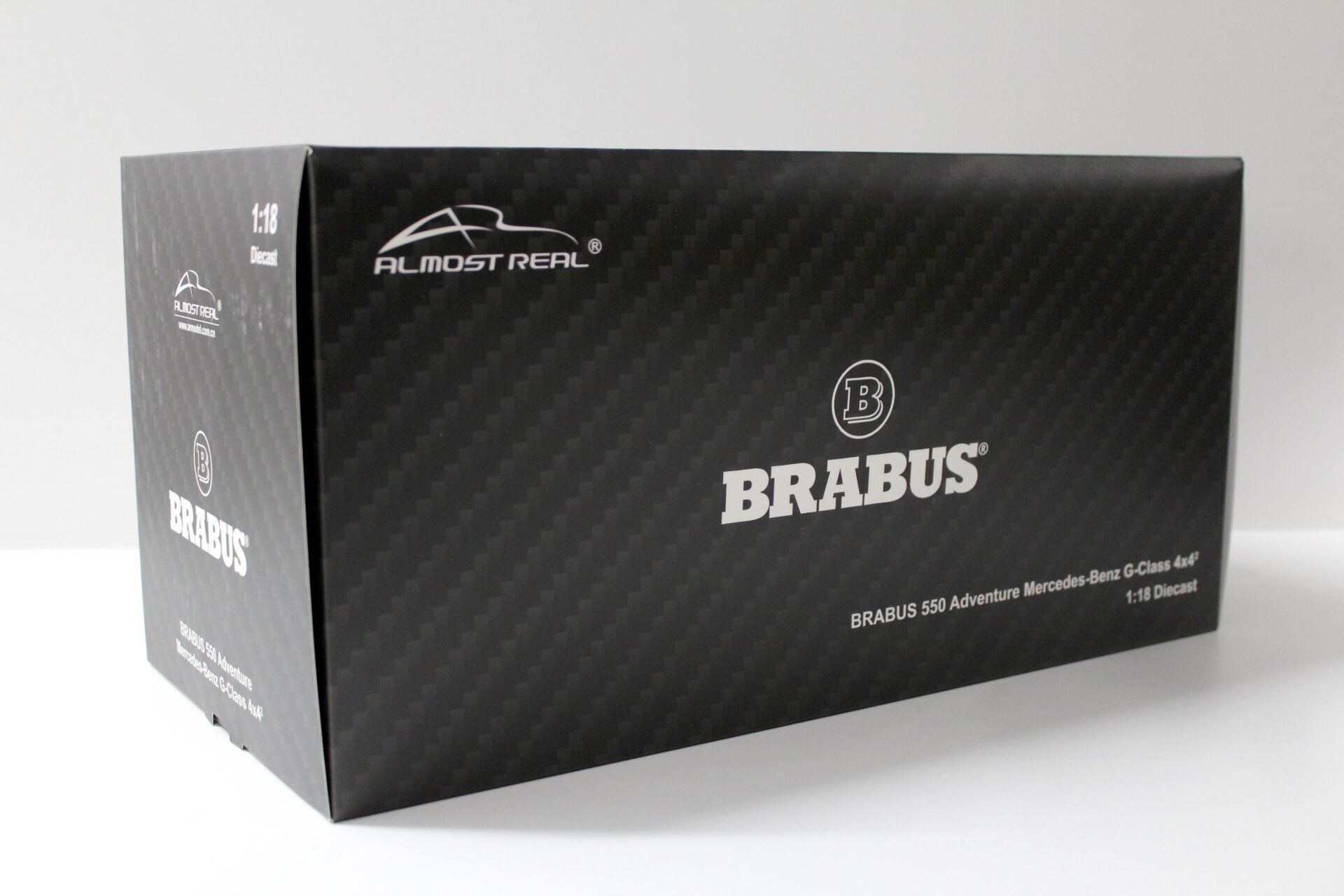 1:18 Almost Real Mercedes G500 4Ã4Â² Brabus 550 Adventure grey