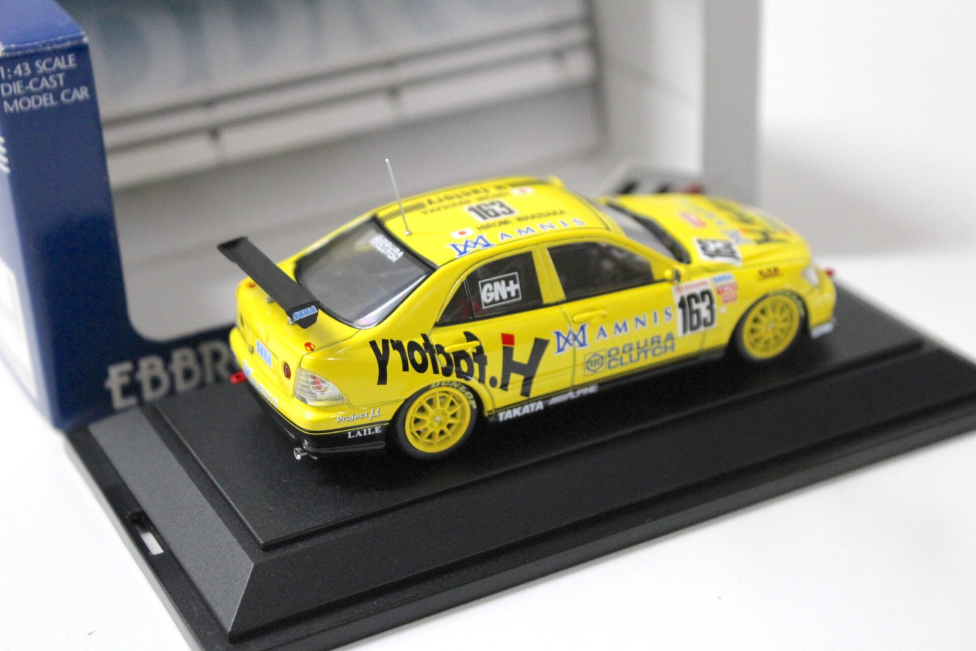 1:43 EBBRO Lexus IS300 H Factory Altenza N1 - 2002 yellow #163