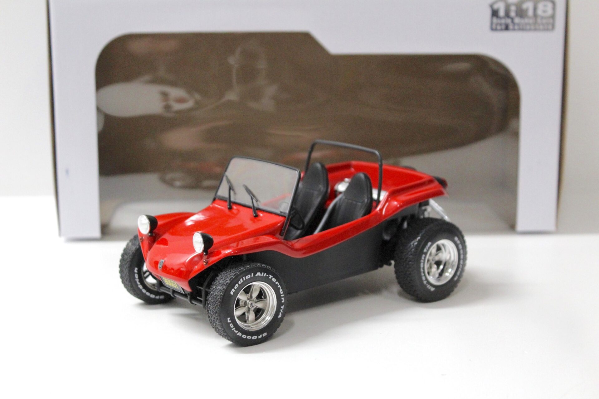 1:18 Solido VW Buggy Dune Meyers Manx Buggy 1970 red open Top