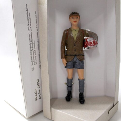 Original Schuco Piccolo Figur Junge mit BMW Isetta red/ white