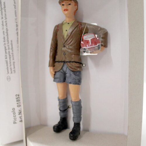 Original Schuco Piccolo Figur Junge mit BMW Isetta red/ white