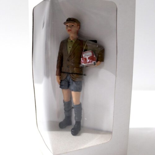 Original Schuco Piccolo Figur Junge mit BMW Isetta red/ white