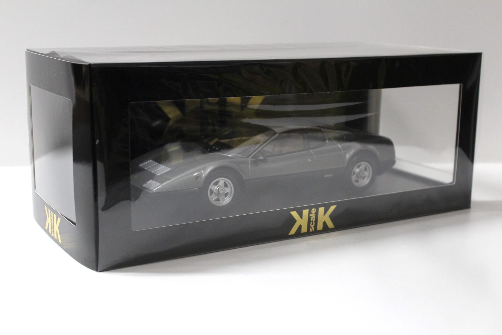 1:18 KK-Scale Ferrari 365 GT4 BB 1973 gun metal metallic "Clint Eastwood"