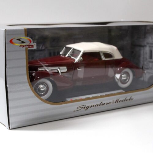 1:18 Signature Models 1937 Cord 812 Supercharged red/ white Top