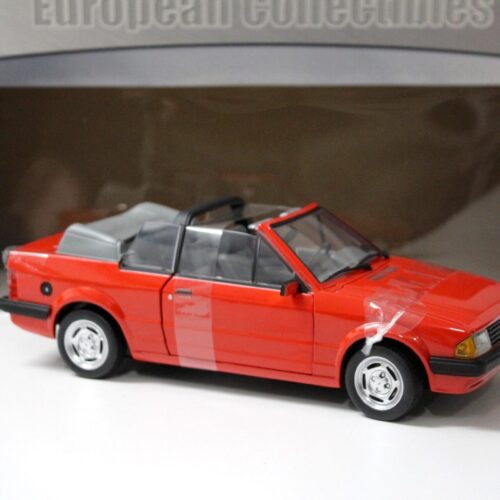 1:18 Sun Star 1984 Ford Escort MK3 GL Cabriolet Sunburst red