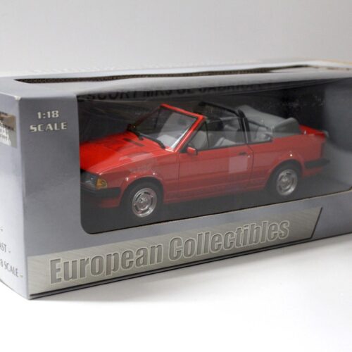 1:18 Sun Star 1984 Ford Escort MK3 GL Cabriolet Sunburst red