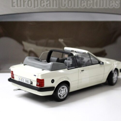 1:18 Sun Star 1984 Ford Escort MK3 GL Cabriolet Diamond white