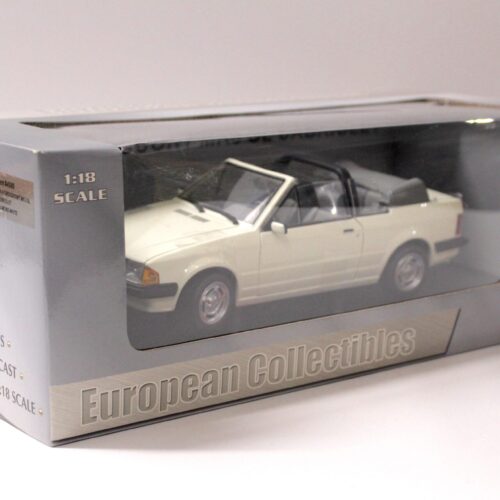 1:18 Sun Star 1984 Ford Escort MK3 GL Cabriolet Diamond white