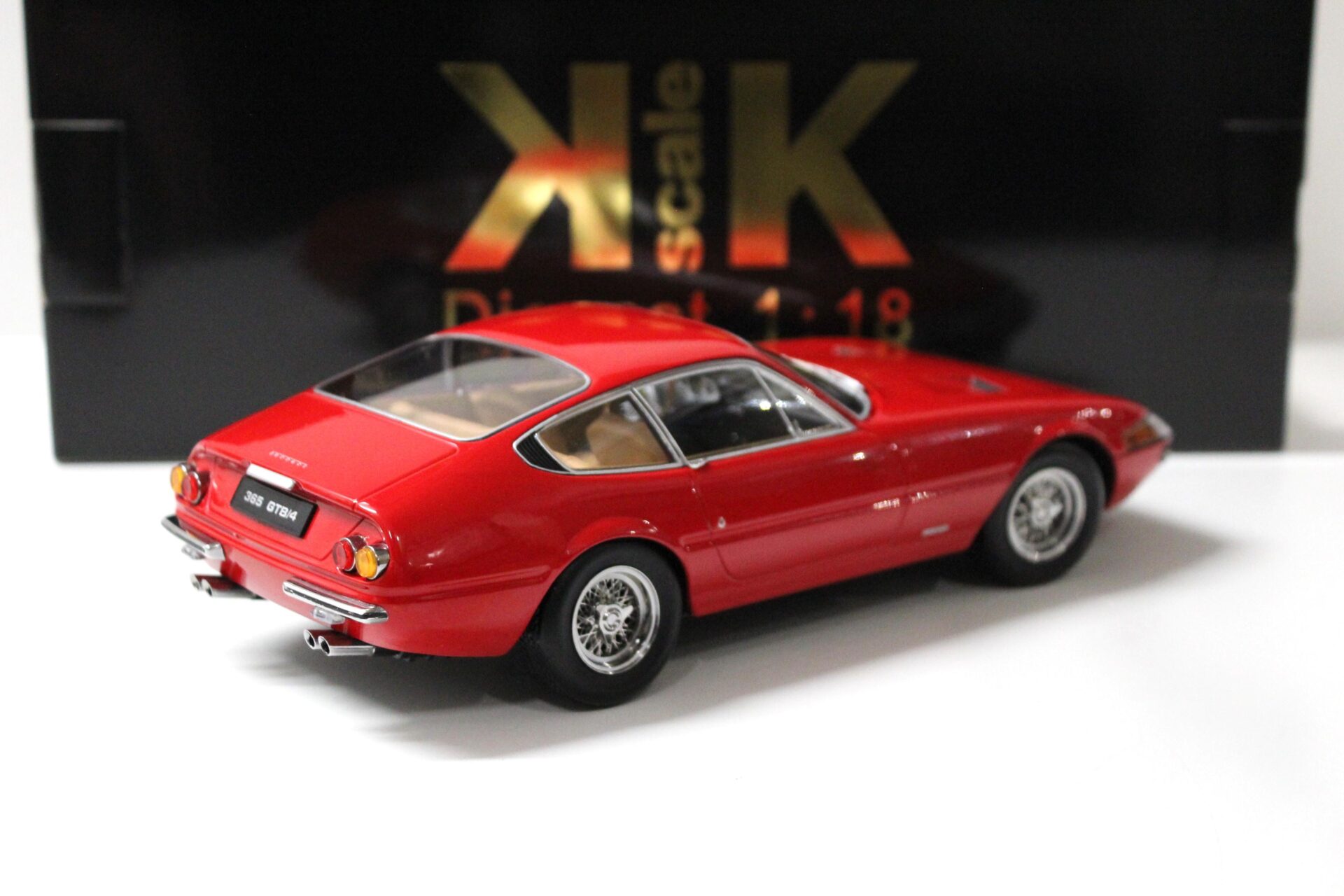 1:18 KK-Scale Ferrari 365 GTB/4 Daytona Coupe 1.Serie 1969 red