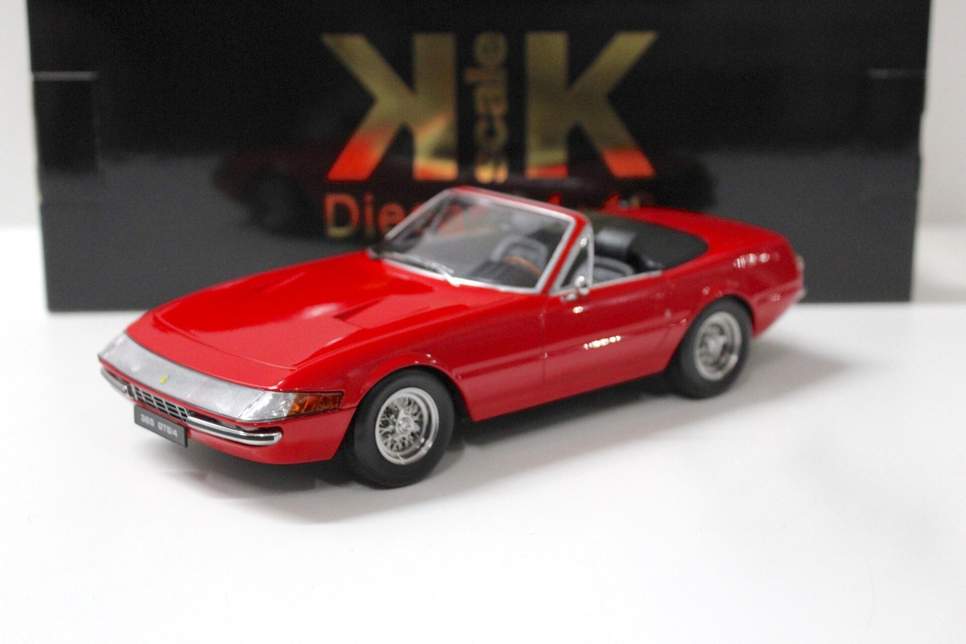 1:18 KK-Scale Ferrari 365 GTB/4 Daytona Cabriolet 1.Serie 1969 red