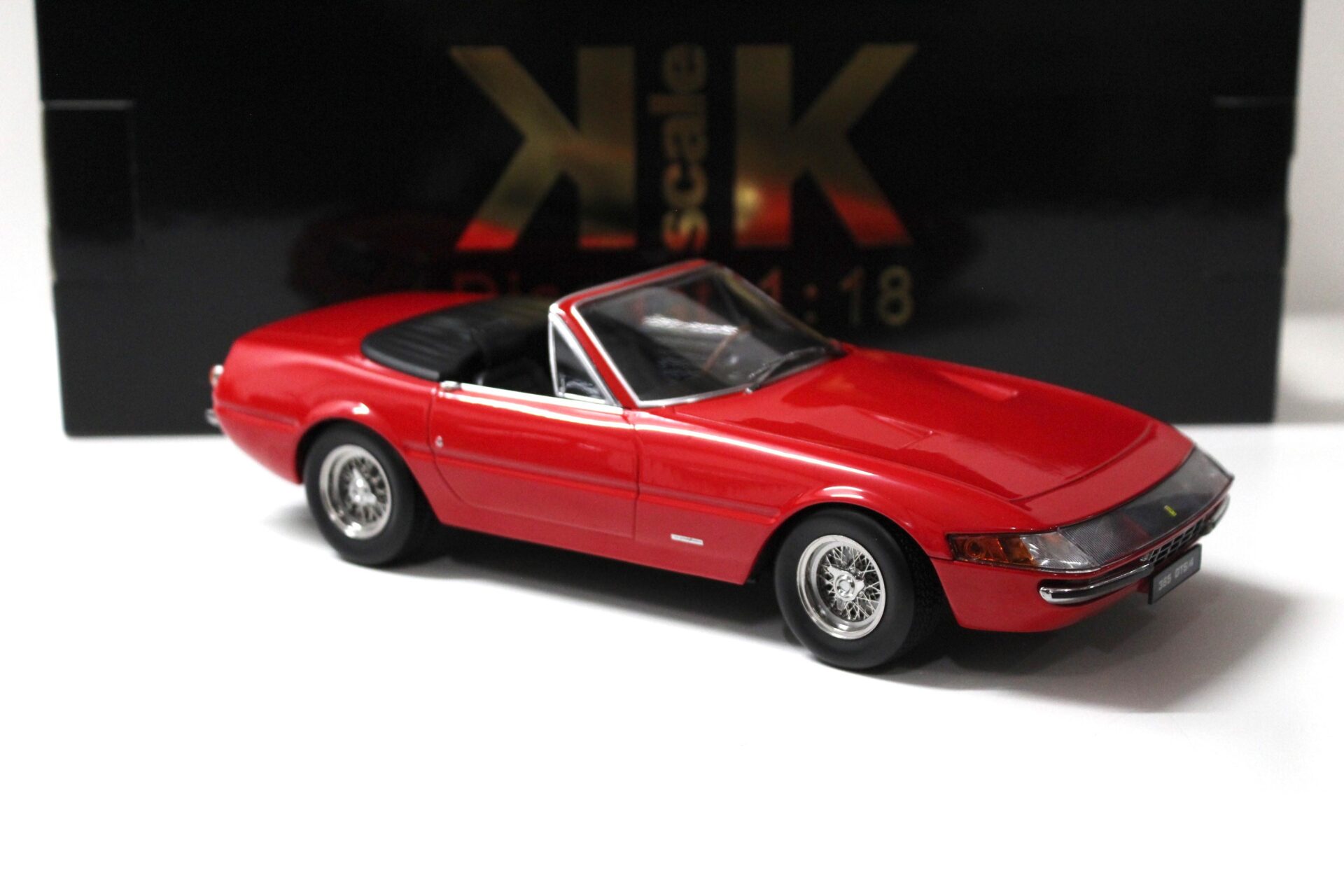 1:18 KK-Scale Ferrari 365 GTB/4 Daytona Cabriolet 1.Serie 1969 red
