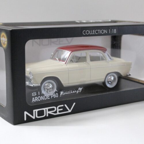 1:18 Norev Simca Aronde P60 Montlhery beige/ red