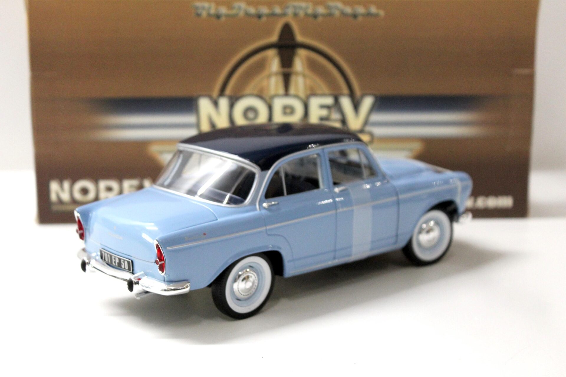 1:18 Norev Simca Aronde P60 Montlhery blue/ dark blue