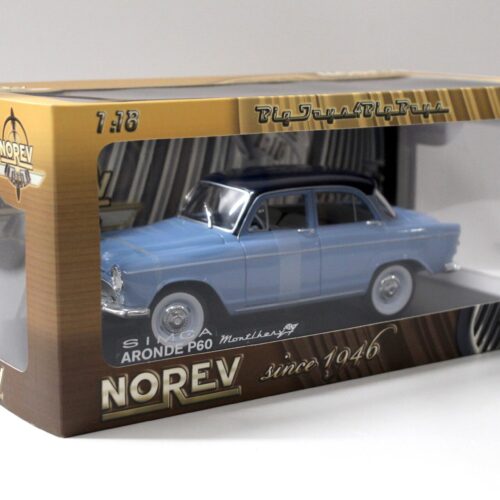1:18 Norev Simca Aronde P60 Montlhery blue/ dark blue