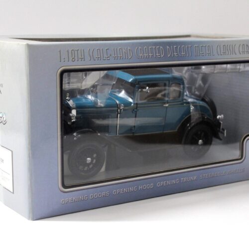 1:18 Motor City Classics 1931 Ford Model A Coupe blue/ black