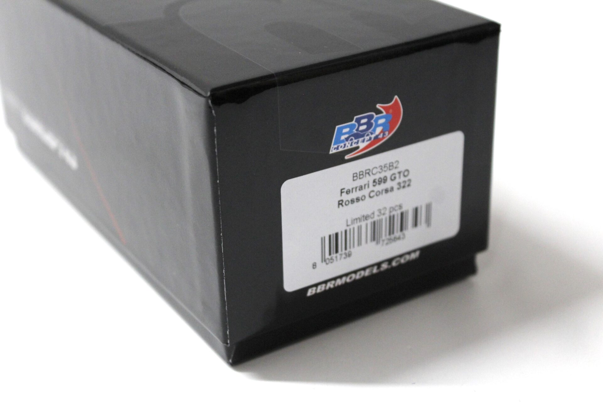 1:43 BBR Ferrari 599 GTO Rosso Corsa red / black wheel Limited 32 pcs.