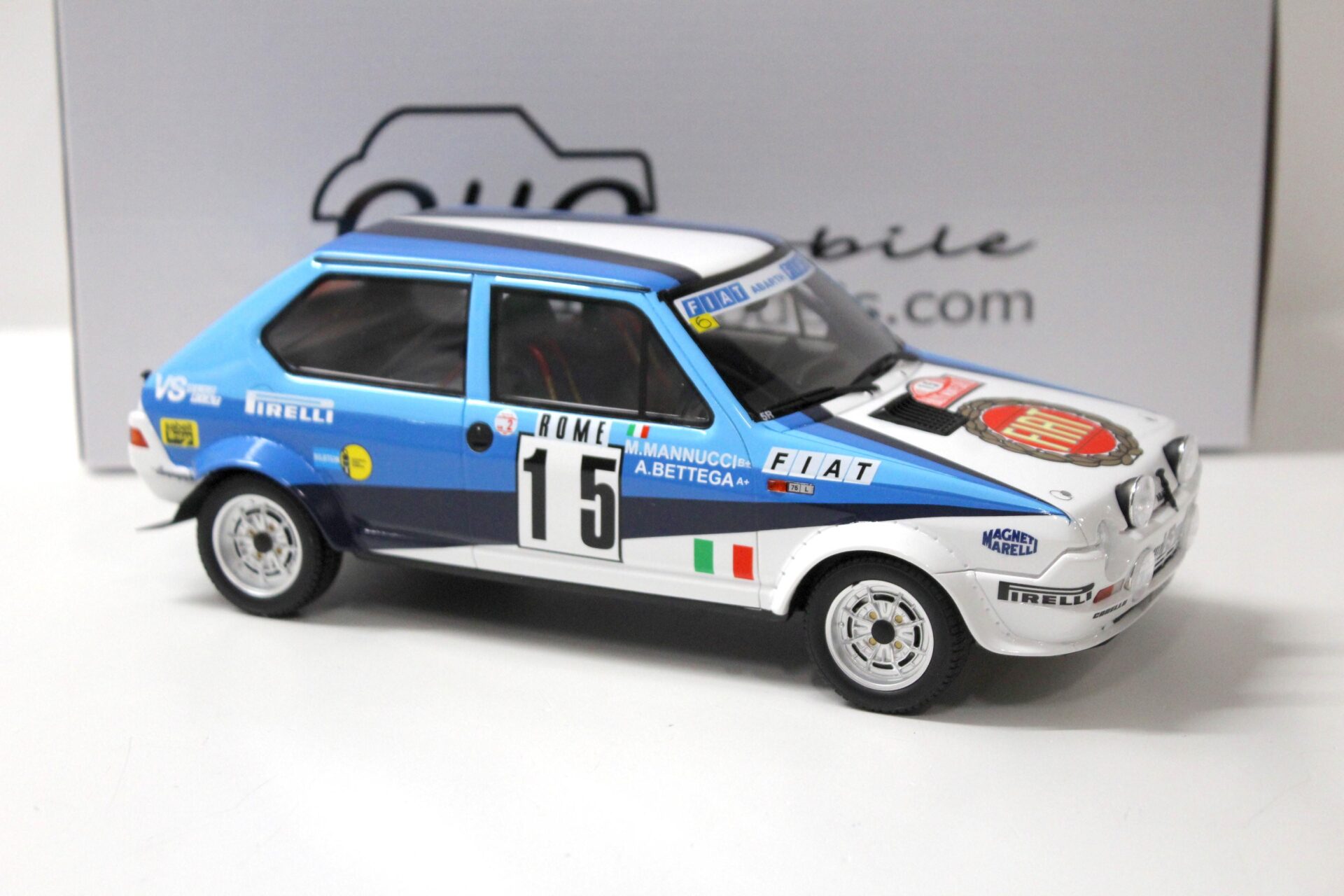 1:18 OTTO mobile OT888 Fiat Ritmo Abarth Gr.2 Rally Monte Carlo 1980 #15