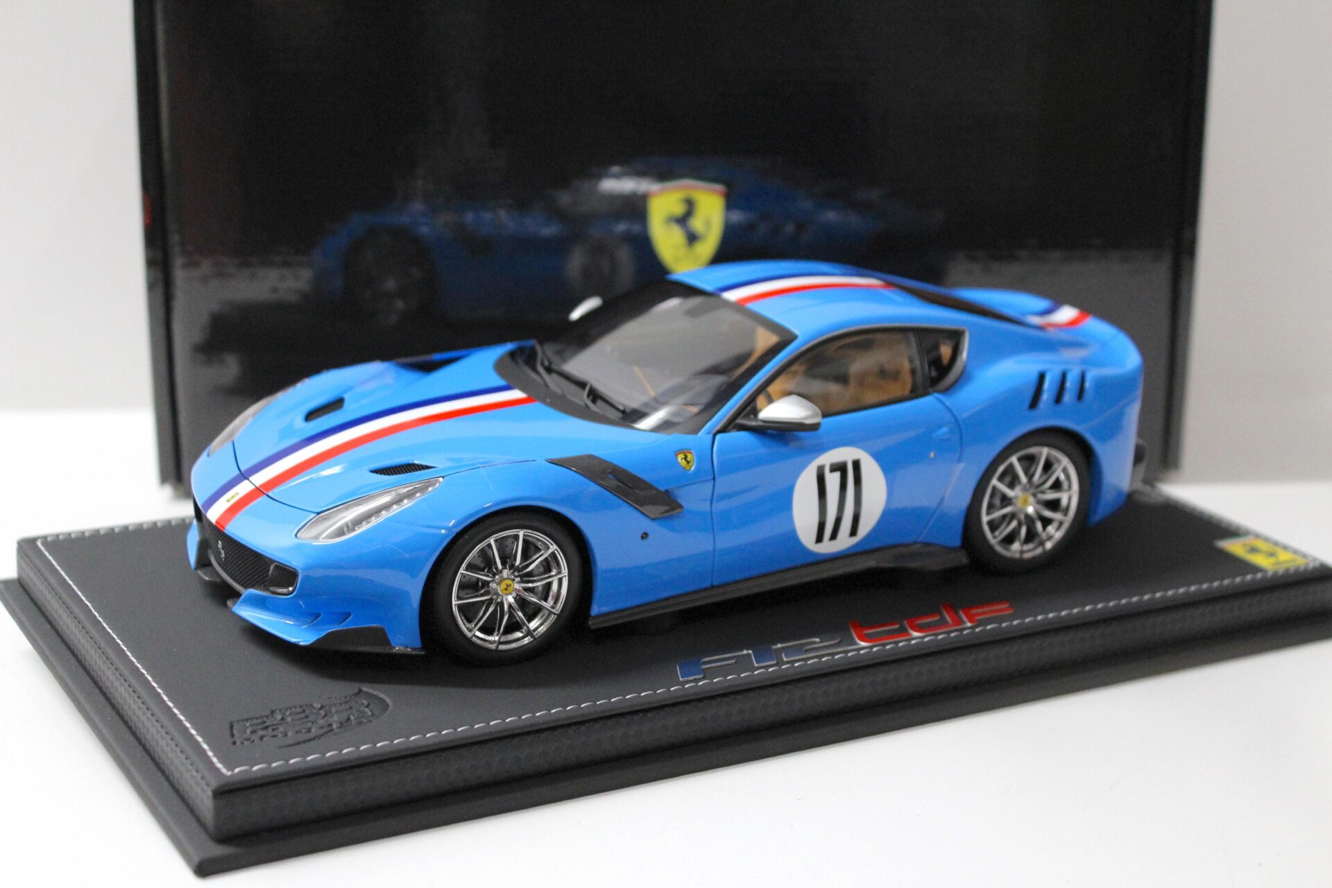ID 54950 orig.jpg 1:18 BBR Ferrari F12 TDF Tailor Made blue - One off #171 FULL OPENING Limited 60 pcs.
