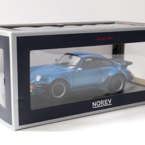 1:18 Norev Porsche 911 Turbo 3.3 Coupe 1977 enzian blue metallic