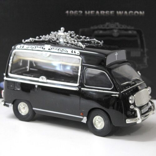 1:18 La Mini Miniera Fiat 600 Multipla 1962 Hearse Wagen Bestattungswagen black