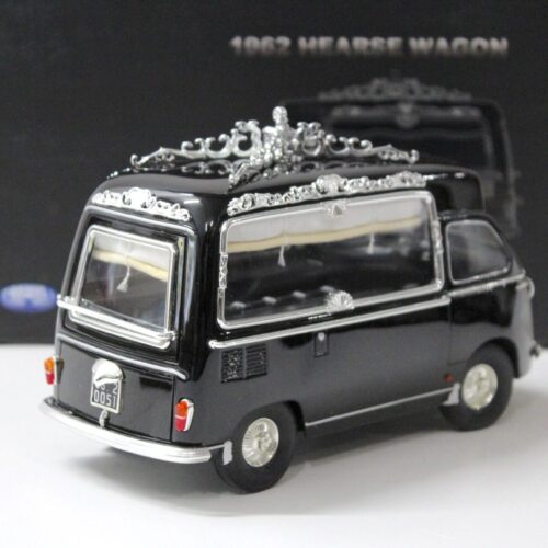 1:18 La Mini Miniera Fiat 600 Multipla 1962 Hearse Wagen Bestattungswagen black